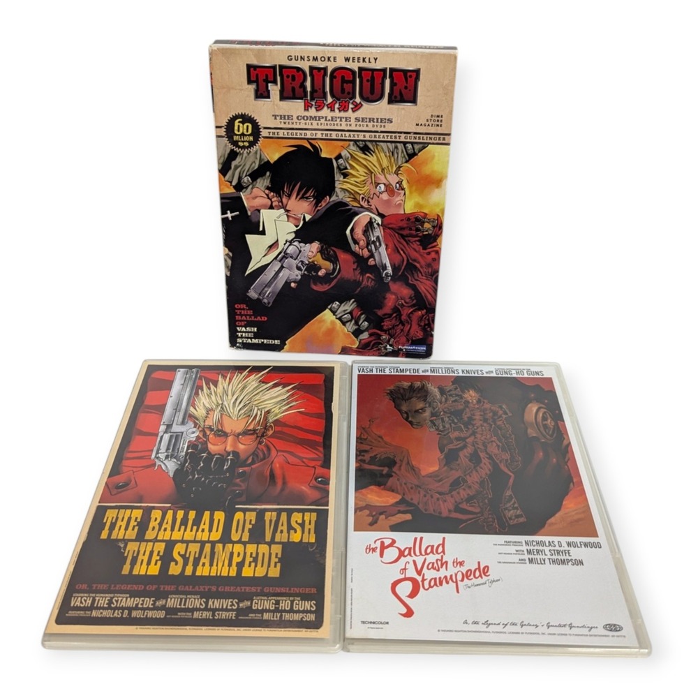 Trigun The Complete Series DVD 4-Disc Set 26 Episodes Funimation Anime Box Set